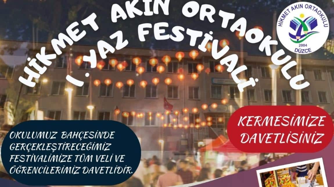 OKULUMUZDA 1.YAZ FESTİVALİ